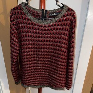 3x$20 Dirty Ballerina Long Sleeve Zippered Back Sweater Shirt M